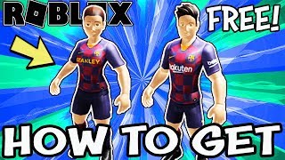 FREE RTHRO BUNDLES IN ROBLOX FC Barcelona Elite Striker amp Elite Playmaker [upl. by Natalie]