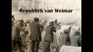 De Weimarrepubliek  Republiek van Weimar 19181933 [upl. by Sabanrab]