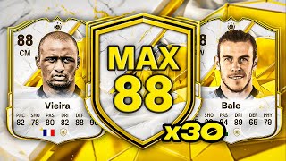 30x MAX 88 ICON PACKS 🚨 FC 25 Ultimate Team [upl. by Eanrahs]