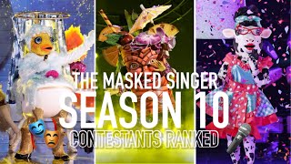 The Masked Singer Season 10 All Contestants Ranked [upl. by Irod]