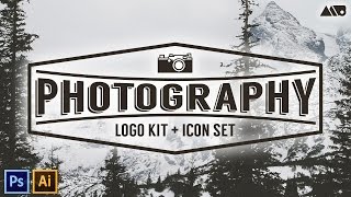 PROMO Photography Logo Kit and Icon Set Overview [upl. by Winzler281]