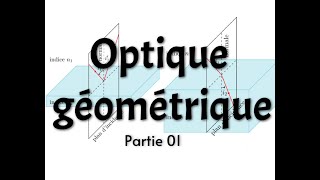 OPTIQUE GEOMETRIQUE  INTRO  REFLEXION  REFRACTION  LAME A FACES PARALLELES  PRISME [upl. by Kravits408]