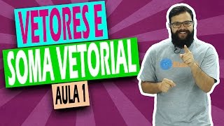 Vetores e Soma Vetorial  Aula 1  Cinemática  Física  Euduca [upl. by Yesiad]