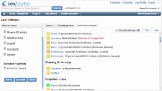 Lexicomp Online for Dentistry  Dental Alerts  Interactions [upl. by Ttimme796]