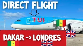 DIRECT FLIGHT DAKAR  LONDON WITH TUI AIRWAYS  BOEING 737 [upl. by Cybill316]