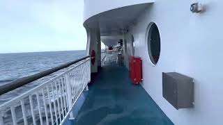 Tour of Pont Aven Brittany ferries Roscoff to Plymouth April 10th 2022 Part 1 [upl. by Ingaberg]