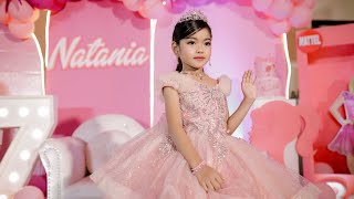 Natania’s 7th Birthday Party Celebration  Barbie theme [upl. by Alleber]