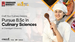 Chandigarh University BSc Culinary Sciences Program  Admissions  Placements  Scholarships [upl. by Mieka]