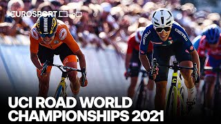 UCI Road World Championships 2021  Womens Elite Road Race  Cycling  Eurosport [upl. by Island]