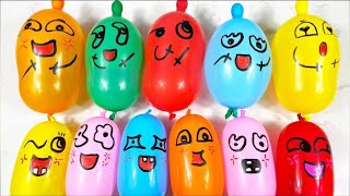 MAKING CRUNCHY SLIME WITH FUNNY BALLOONSLÀM CHẤT NHỜN BẰNG BONG BÓNG [upl. by Blake474]