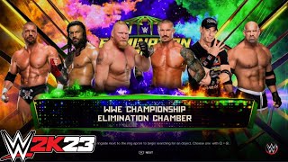 WWE 2K23  Elimination Chamber Match [upl. by Asilegna]