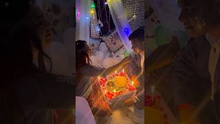 Candle light dinner at home☺️😍❤️ viralvideo shorts trending [upl. by Afital]