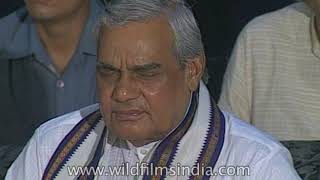 Atal Bihari Vajpayee No plan to cross Line of Control making progress Pakistan army withdrawing [upl. by Seraphine]