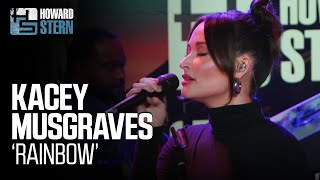 Kacey Musgraves “Rainbow” Live on the Stern Show [upl. by Easlehc]