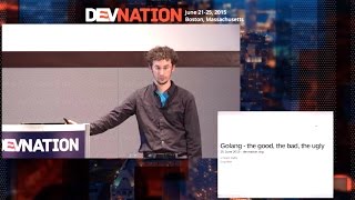 DevNation 2015  Vincent Batts  Golang The good the bad amp the ugly [upl. by Uttica256]