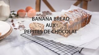 Banana bread aux pépites de chocolat [upl. by Brana]