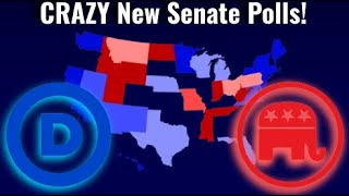 Senate Election Map Based on SHOCKING Averages October 5th [upl. by Veno261]