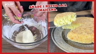 Añade 1 huevo a la maicena y ya no querrás desayunar pan [upl. by Gibe]