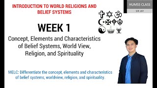 INTRODUCTION TO WORLD RELIGIONS AND BELIEF SYSTEMS MELC BASED [upl. by Xed]