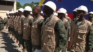 Haïti en voie de retrouver son armée [upl. by Tereb]