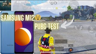 Pubg mobile testing in SAMSUNG M12  GAMEPLAY  ANDROID [upl. by Amii]