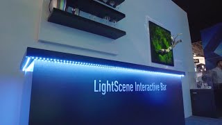 Epsons LightScene Laser Projector  An Interactive Bar Experience [upl. by Yssak]