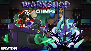 EASY Workshop CHIMPS Black Border Guide Super Pirate with New Buffs BTD6 [upl. by Eisse]