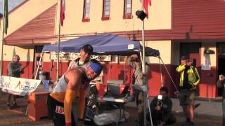 Hal Koerners 2012 Hardrock 100 Finish [upl. by Eilloh936]