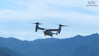 VMM165 Marines Dismount from Ospreys During Exercise SY24 [upl. by Lankton]