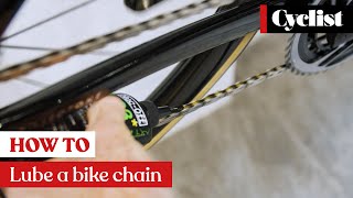 How to lube your bicycle chain Pro tips for best practices [upl. by Lucina13]