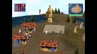 Populous The Beginning  PS1 Gameplay [upl. by Yelnek]