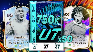 50x 90 ICON PICKS amp 750k DOUBLE PREM TOTS PACKS [upl. by Erodaeht55]