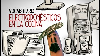 Vocabulario electrodomesticos en español electrodomesticos de la cocina [upl. by Dugan791]