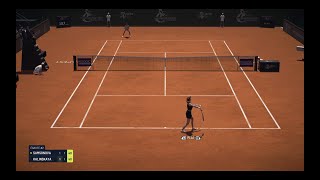 Tiebreak PS5 Pro Liudmila Samsonova Vs Anna Kalinskaya WTA Budapest Expert Difficulty [upl. by Yurik236]