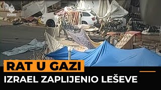 Izraelske snage zaplijenile leševe u Gazi [upl. by Ilac]