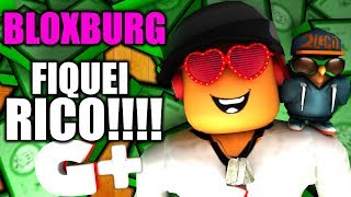 FICAMOS RICOS no ROBLOX  Bloxburg 7 [upl. by Nisse]