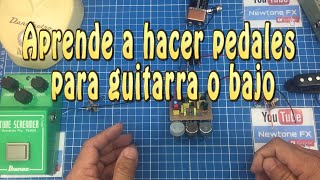 Como hacer un pedal casero para guitarra o bajo desde CERO [upl. by Benson]