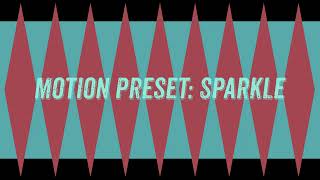 SPARKLE Motion Preset Adobe Fresco Animation Art Illustration Animated [upl. by Alie965]