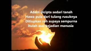 Mawaddah Adam amp Hawa Lirik [upl. by Wat]