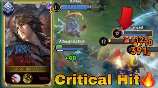 ALESSIO BEST BUILD FOR CRITICAL DAMAGE AND SPEED🔥ALESSIO BUFFED HONOR OF KINGS [upl. by Schuyler]