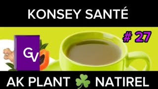 KONSEY SANTÉ AK PLANT ☘️ NATIREL  27  DLO NAN POUMON [upl. by Yann]