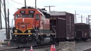 Rails Chicago Visits Galesburg 2012 Pt 2 Peck Park Galesburg Yard amp Amtrak Station [upl. by Rafa]