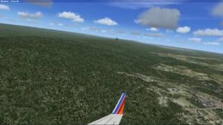 FSX Takeof Southwest B737800 Arnold Palmer Airport Latrobe PA [upl. by Lleraj910]