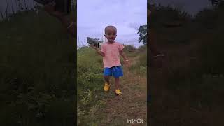 Vrishangh Palingu Enjoying in Narimada Kunnu cute [upl. by Pegasus311]