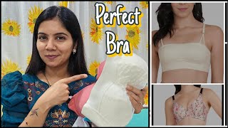 Bra Size ओळखायची कशी Bra चे प्रकार 💓 कोणत्या body type ने कोणती Bra वापरायची Shyawayshop [upl. by Annavoig289]