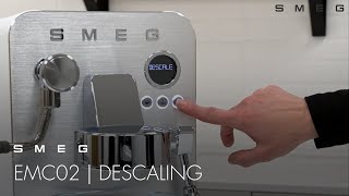 How to Descale your Machine  Smeg EMC02 [upl. by Ahsyad131]