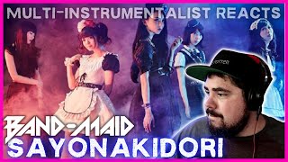 Musician Reacts to BANDMAID Sayonakidori サヨナキドリMiku Lead  13yo Sora Drum Cover [upl. by Clareta]