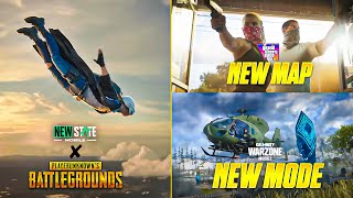 NEW STATE MOBILE COLLABORATION PUBG PC  WARZONE MOBILE NEW MODE  GTA 6 NEW MAP 🔥 [upl. by Abixah]