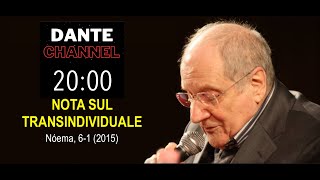 🕰️ LEGGENDO CARLO SINI NOTA SUL TRANSINDIVIDUALE 📖 Nóema 612015 [upl. by Downing]