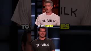 Sharks INVEST 1 MILLION into NUMILK sharktank business entrepreneur markcuban investment [upl. by Laehpar]